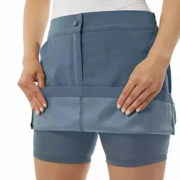 32 Degrees Cool Women's Tech Skort, Blue, Size XL - Picture 1 of 7